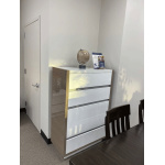 Mangano Bedroom Set - Italian Modern White Grey Queen/King Complete