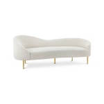 Ritz 86.5" Boucle Fabric Upholstered Sofa