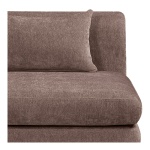 Stellar 76" Chenille Fabric Upholstered 2pc. Modular Loveseat